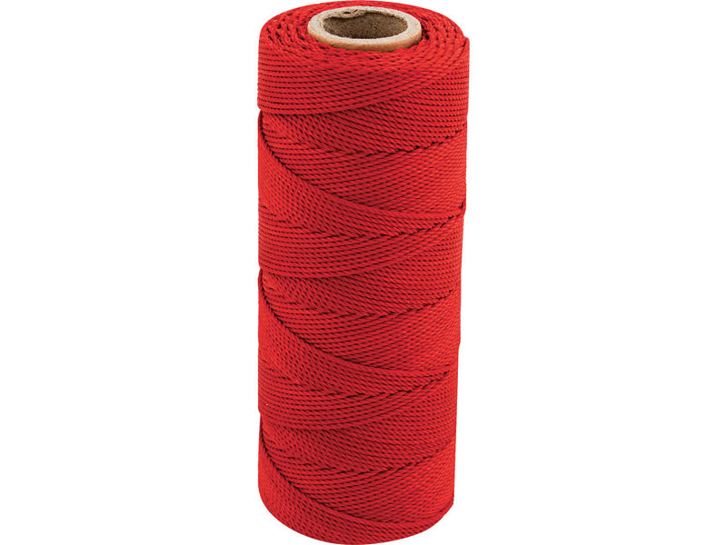 Bilde av Murerloddsnor polyester rød 1.5mm 120m
