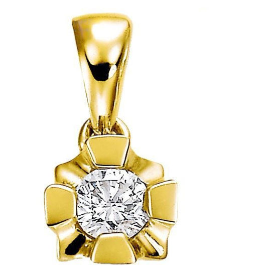 Diamantsmykke Evita i gull med 0,10 ct W-Si-503100