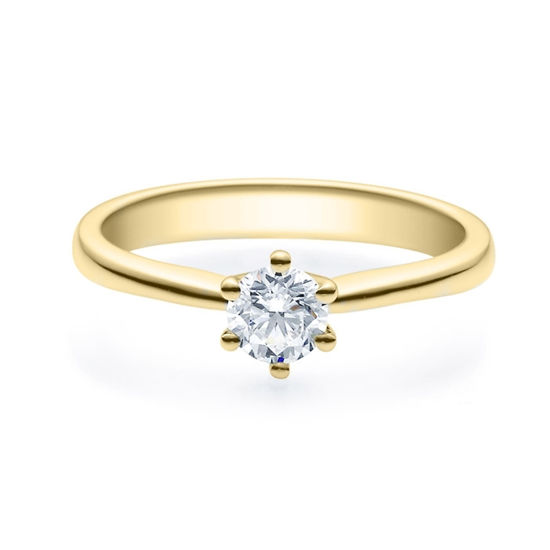 Enstens diamantring Diona 14 kt gull med 0,40 ct TW-Si.Magic Moments -18001040