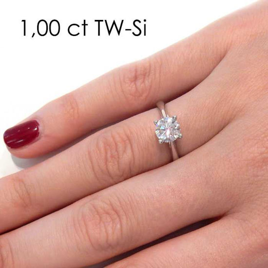 Enstens platina diamantring Alida med 1,00 ct TW-Si -18002100pt