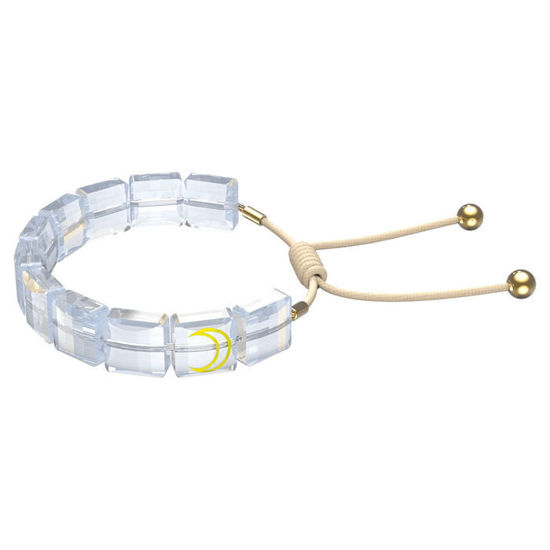 Swarovski årmband Letra bracelet Moon, White, Gold-tone plated - 5615863