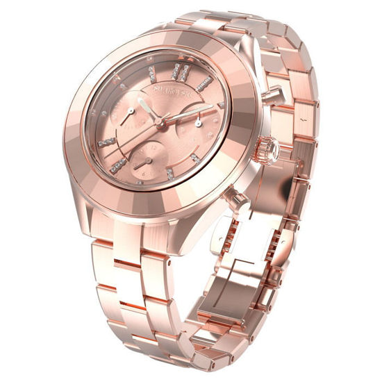 Swarovski klokke Octea Lux Sport watch Metal bracelet, Rose gold tone - 5610469