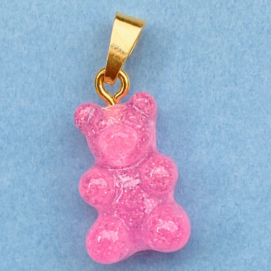 Smykke Classic Yummy Bear Candy Pink, gult - 1715BEAR